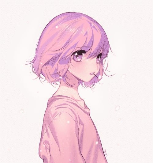 Anime nữ tóc ngắn 41
